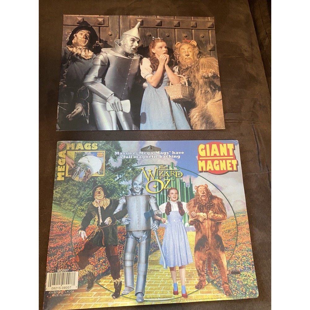 The Wizard Of Oz Collectible Refrigerator Magnets Mega Mags & Picture Lot